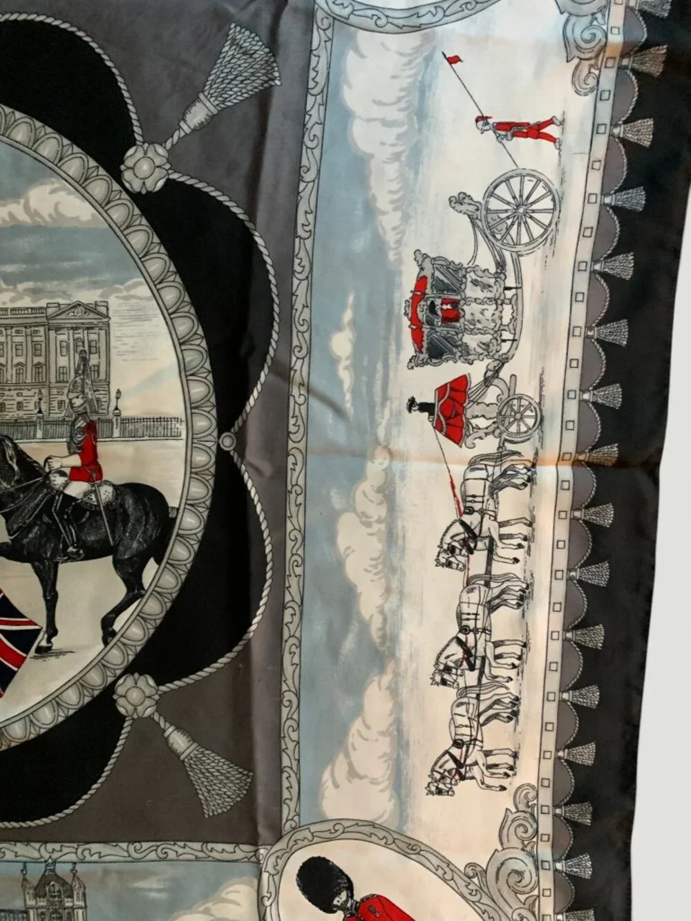 London silk scarf